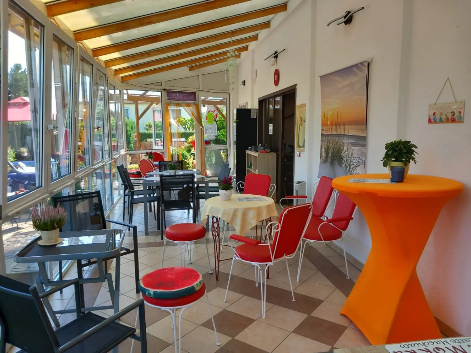 Garten-Café Tannenweg , Manfred Leisge , Katrin Leisge, Poseritz, Rügen Island