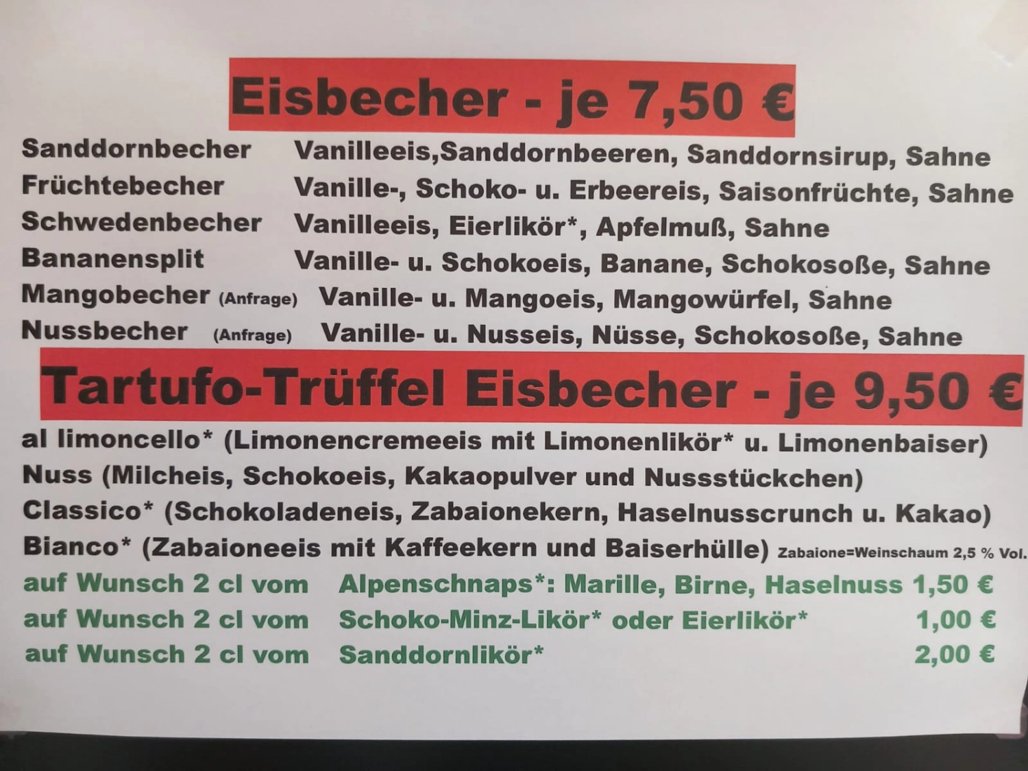 Kuchen von Garten-Café Tannenweg