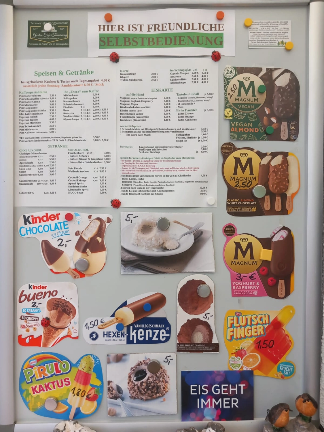 Garten-Café Tannenweg , Manfred Leisge ,  Katrin Leisge, Poseritz, Rügen Island, Kuchen von Garten-Café Tannenweg