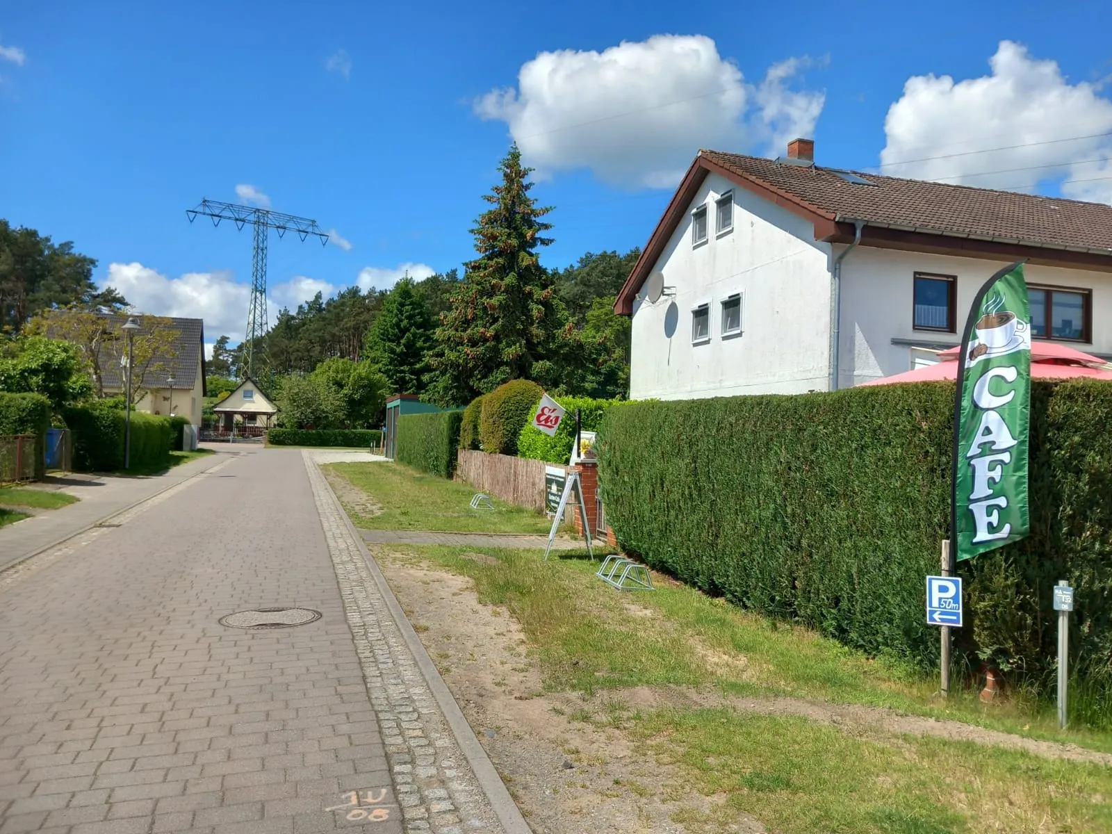 Garten-Café Tannenweg , Manfred Leisge ,  Katrin Leisge, Poseritz, Rügen Island, Garten-Café Tannenweg