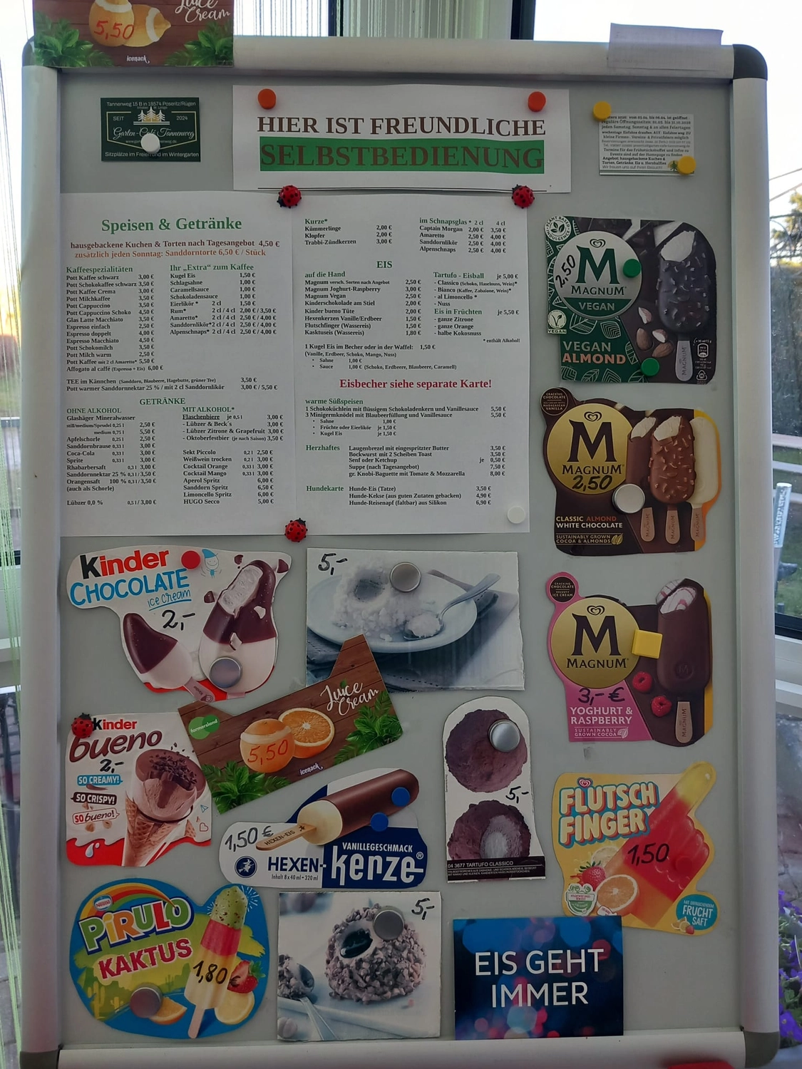 Garten-Café Tannenweg , Manfred Leisge ,  Katrin Leisge, Poseritz, Rügen Island, Kuchen von Garten-Café Tannenweg