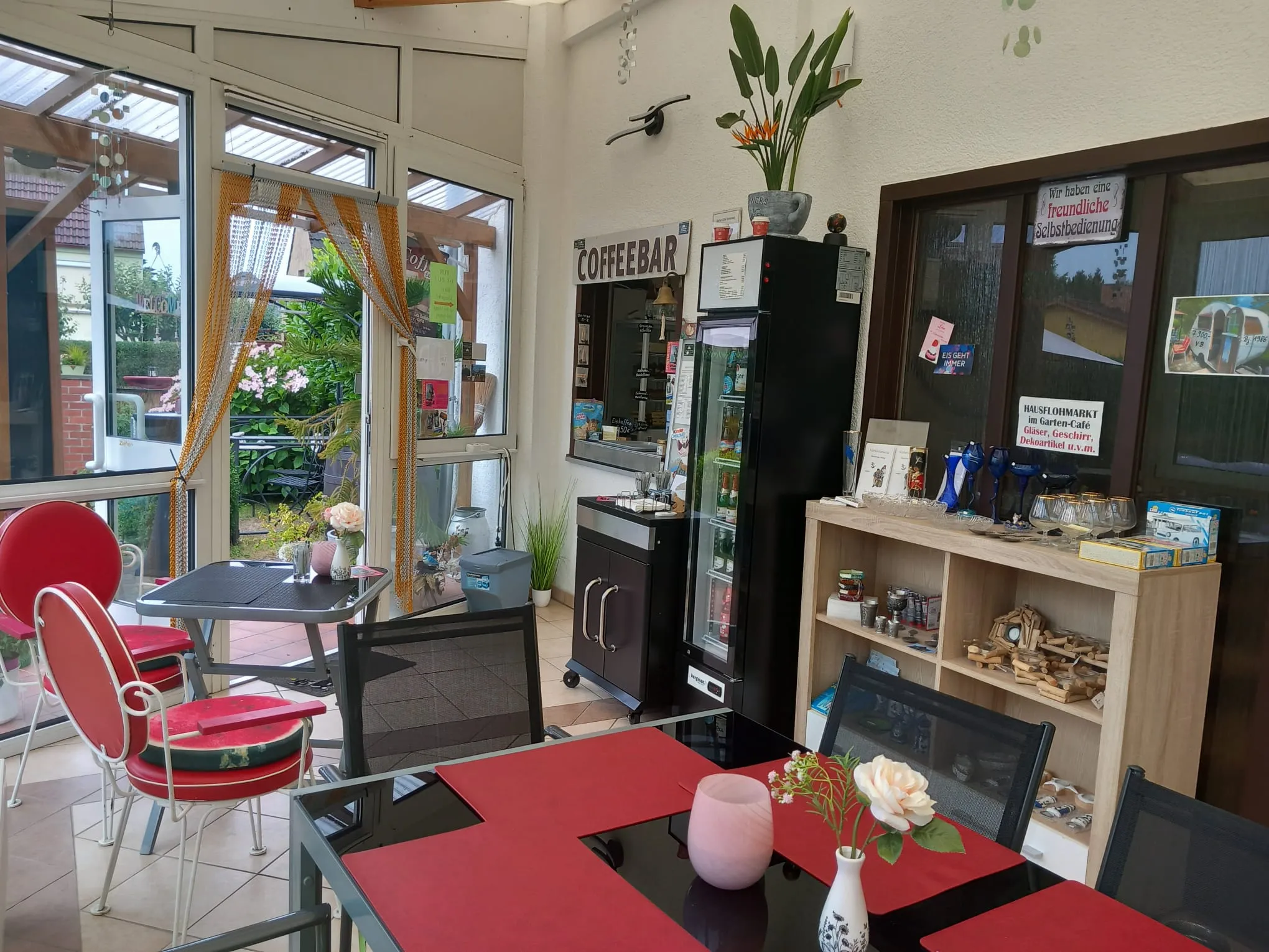 Garten-Café Tannenweg , Manfred Leisge ,  Katrin Leisge, Poseritz, Rügen Island